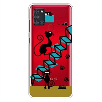 Pattern Printing TPU Soft Phone Case for Samsung Galaxy A21s