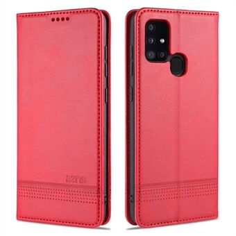 AZNS Auto-absorbed Leather Wallet Cover for Samsung Galaxy A21s