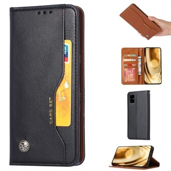 Auto-absorbed PU Leather Stand Wallet Phone Shell for Samsung Galaxy Note 20/Note 20 5G
