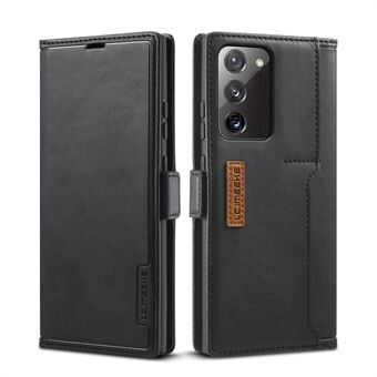 LC.IMEEKE Retro Style LC-001 Series Leather Card Holder Case for Samsung Galaxy Note 20/Note 20 5G