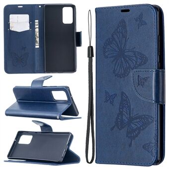 Imprint Butterfly Texture Leather Shell for Samsung Galaxy Note 20/Note 20 5G