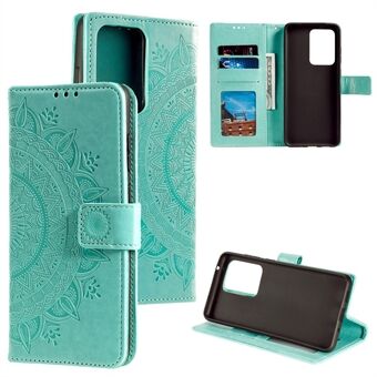 Imprint Flower Leather Wallet Case for Samsung Galaxy Note20 Ultra/Note20 Ultra 5G