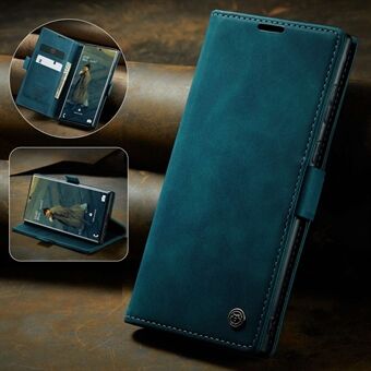 CASEME 013 Series Simplicity Auto-absorbed Leather Wallet Case for Samsung Galaxy Note20 Ultra/Note20 Ultra 5G
