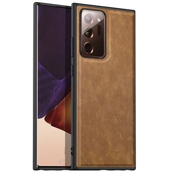 Phone Case for Samsung Galaxy Note20 Ultra / Note20 Ultra 5G , Retro Leather Coated TPU+PC Hybrid Shell Cover