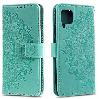 Imprint Flower Leather Shell Cover for Samsung Galaxy A42 5G