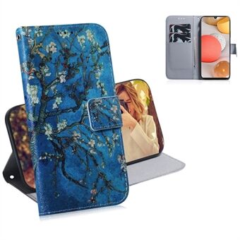 Pattern Printing Wallet Leather Phone Case for Samsung Galaxy A42 5G