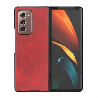 Leather Coated Hard PC Case for Samsung Galaxy Z Fold2 5G