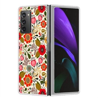 Pattern Printing Design Hard PC Shockproof Anti-Scratch Phone Case Cover for Samsung Galaxy Z Fold2 5G