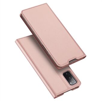 DUX DUCIS Skin Pro Series Card Slot PU Leather Phone Cover for Samsung Galaxy S20 FE 4G/5G/S20 Lite/S20 FE 2022