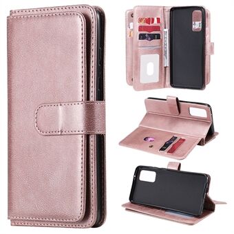 For Samsung Galaxy S20 FE 4G/S20 Fan Edition 4G/S20 FE 5G/S20 Fan Edition 5G/S20 Lite/S20 FE 2022 KT Multi-functional Series-1 New Arriva lLeather Cover Shell with KT Multi-functional Series-1 10 Card Slots