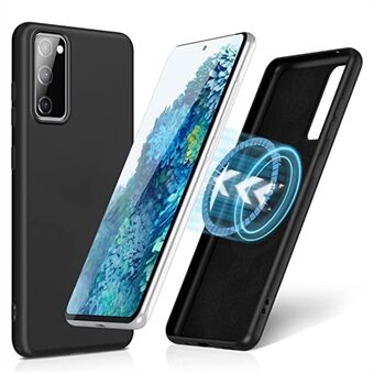 Liquid Series for Samsung Galaxy S20 FE 2022/S20 FE/S20 Fan Edition/S20 FE 5G/S20 Fan Edition 5G/S20 Lite Magnetic Liquid Silicone Case Soft TPU Microfiber Lining Drop Protective Cover