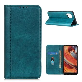 Retro Style Split Leather Case with Wallet + Stand for Samsung Galaxy A12