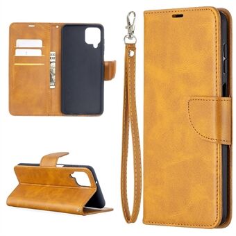PU Leather Wallet Stylish Smartphone Case for Samsung Galaxy A12