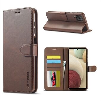 LC.IMEEKE Wallet Stand Design Leather Protector Shell for Samsung Galaxy A12 5G