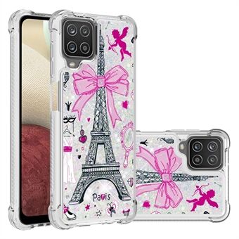 Patterned Quicksand Shockproof TPU Shell for Samsung Galaxy A12/M12 Cover