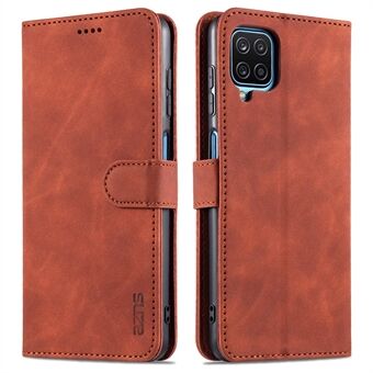 AZNS PU Leather Phone Cover Wallet Case with Stand for Samsung Galaxy A12