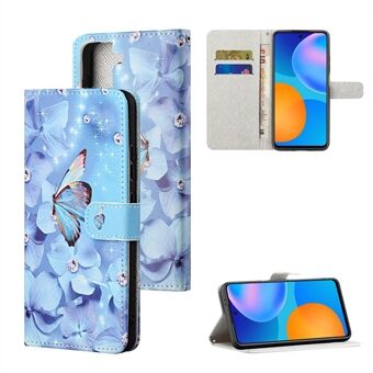 Pattern Printing for Samsung Galaxy S21 5G/S21 4G Cross Texture Leather Wallet Case