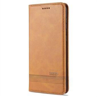 AZNS Auto-absorbed Leather Stand Wallet Case for Samsung Galaxy S21 5G