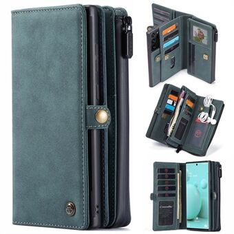 CASEME 018 Series Matte Skin Leather Wallet 2-in-1 Case for Samsung Galaxy S21 5G