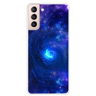 Flexible TPU Phone Soft Case with Starry Sky Pattern Printing for Samsung Galaxy S21 5G