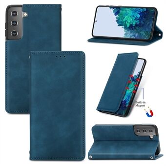 Auto-absorbed Vintage PU Leather Phone Casing for Samsung Galaxy S21 5G