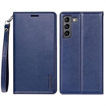 HANMAN Minor Series Phone Cover for Samsung Galaxy S21 5G / 4G, Wallet Stand PU Leather Protective Cell Phone Case