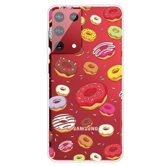 Pattern Printing IMD Workmanship Phone TPU Cover Case for Samsung Galaxy S21 Ultra 5G