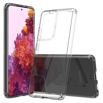 Transparent Anti-scratch Acrylic + TPU Hybrid Crystal Clear Case for Samsung Galaxy S21 Ultra 5G