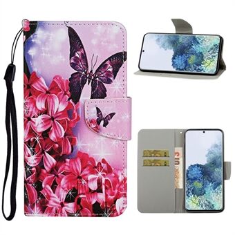 PU Leather Wallet Stand Phone Case for Samsung Galaxy S21 Ultra 5G