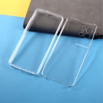 PET Cover + TPU Frame + Acrylic Panel Clear Full Protection Phone Shell for Samsung Galaxy S21 Ultra 5G Hybrid Case