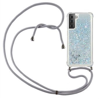 Quicksand TPU Case with Hanging Rope for Samsung Galaxy S21 Ultra 5G