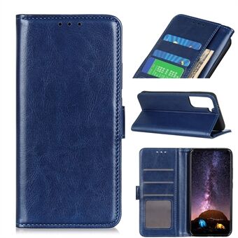 Crazy Horse Wallet Stand Leather Protector Cover for Samsung Galaxy S21+