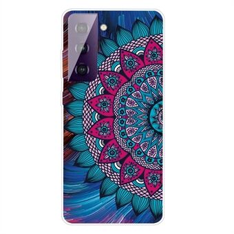 Ultra Clear TPU Phone Cover Pattern Printing Case for Samsung Galaxy S21 Plus 5G