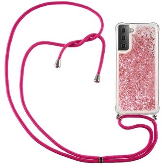 Quicksand TPU Case with Hanging Rope for Samsung Galaxy S21+ 5G