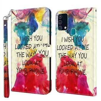 Protective Phone Case for Samsung Galaxy A32 5G Pattern Printing Stand PU Leather Shell