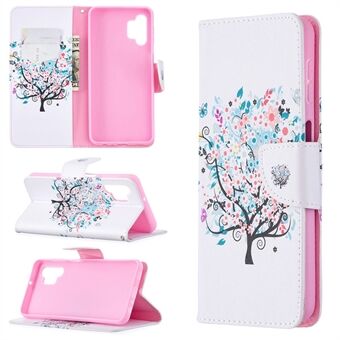 Pattern Printing Magnetic Leather Stand Wallet Stylish Case for Samsung Galaxy A32 5G