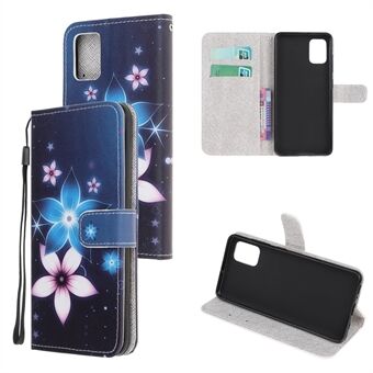 Cross Texture Pattern Printing Wallet Leather Case for Galaxy A32 5G / M32 5G