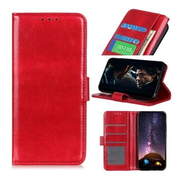 Crazy Horse Wallet Stand Leather Phone Protective Case for Samsung Galaxy A32 5G