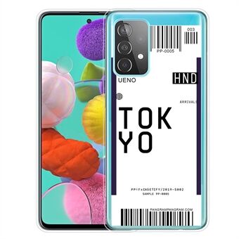 For Samsung Galaxy A32 5G Creative Boarding Check TPU Protector Cover