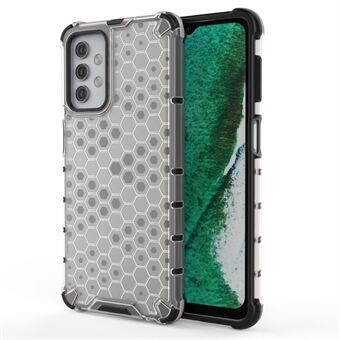 For Samsung Galaxy A32 5G Honeycomb Pattern Shock-proof TPU + PC Combo Case
