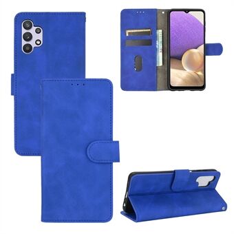 Skin-touch Protective Leather Flip Shell for Samsung Galaxy A32 5G Wallet Stand Cover