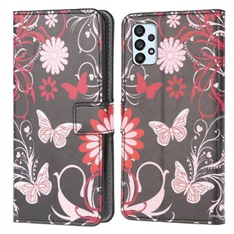 Pattern Printing Wallet Leather Phone Shell for Samsung Galaxy A52 4G/5G / A52s 5G Cell Phone Accessory