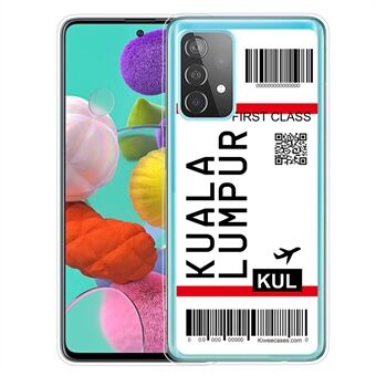 Protector Cover for Samsung Galaxy A52 5G/4G Creative Boarding Check TPU Case