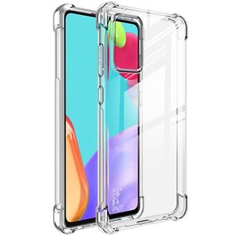 IMAK Four Corner Airbags Shockproof Clear TPU Cover + Screen Film for Samsung Galaxy A52 4G/5G / A52s 5G - Transparent