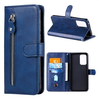 Zipper Pocket Wallet Leather Stand Smartphone Case for Samsung Galaxy A52 4G/5G / A52s 5G