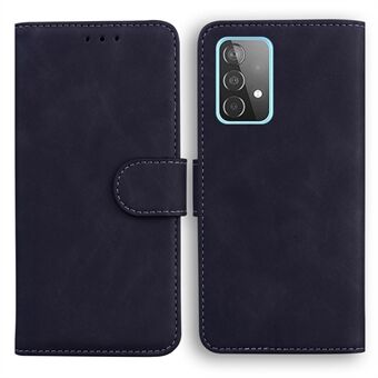 Wallet Design Solid Color Leather Phone Case Stand Cover for Samsung Galaxy A52 4G/5G / A52s 5G