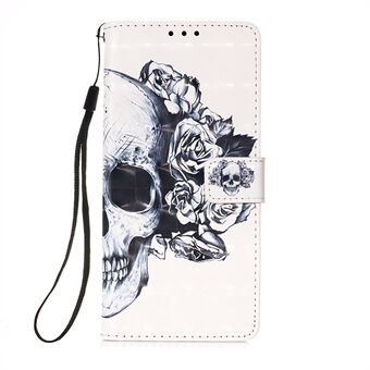 3D Pattern Printing PU Leather Wallet Stand Phone Case Shell for Samsung Galaxy A52 4G/5G / A52s 5G