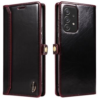 GQ.UTROBE 010 Series for Samsung Galaxy A52 4G / 5G / A52s 5G Anti-scratch PU Leather Phone Flip Wallet Case Horizontal Stand Protective Cover