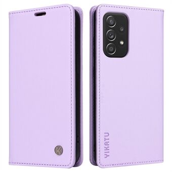 YIKATU YK- 001 for Samsung Galaxy A52 5G / 4G / A52s 5G Magnetic Auto Closing Leather Case Full Protection Wallet Stand Phone Cover
