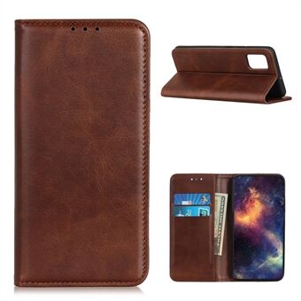 Wallet Stand Split Leather Magnetic Closure Phone Case for Samsung Galaxy A02s (EU Version)